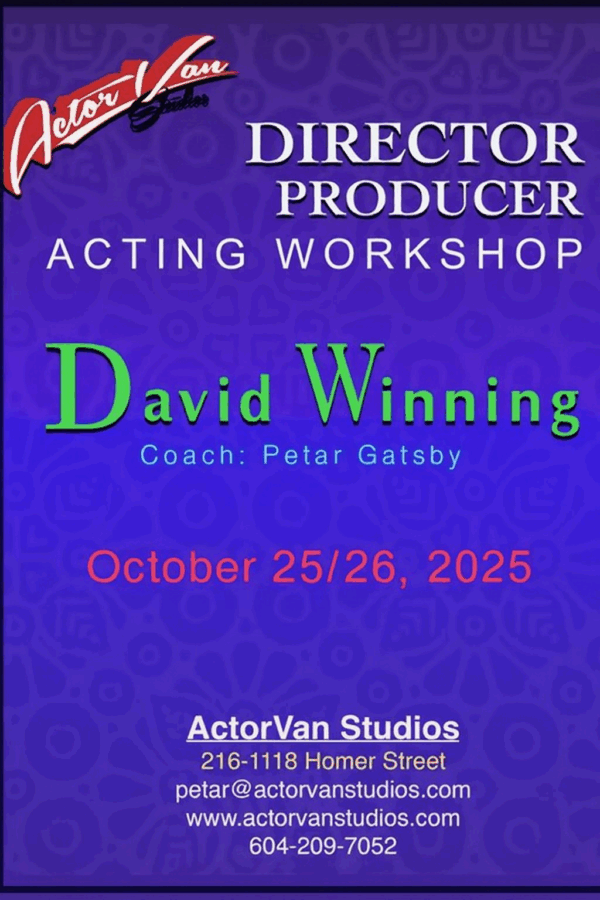 The Director Producer Acting Workshop with David Winning - IN STUDIO