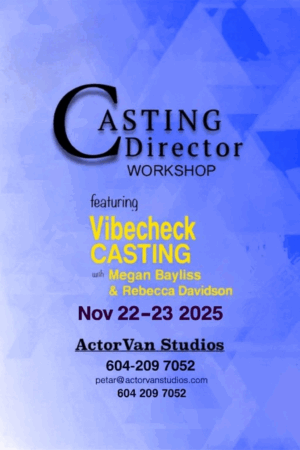 The Casting Director Workshop with Vibecheck Casting